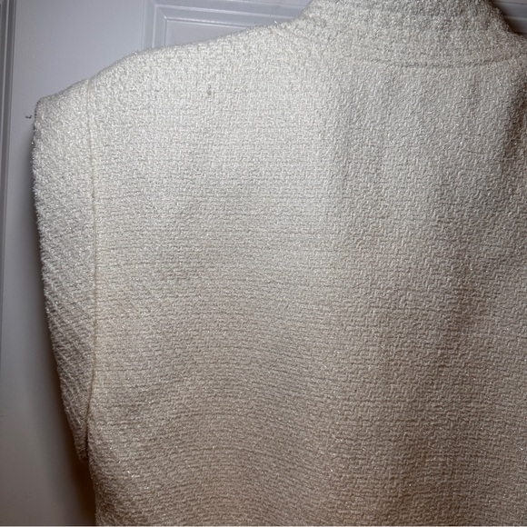 Christian Lacroix Boucle Tweed Crop Vest Sleeveless Jacket - Picture 13 of 17